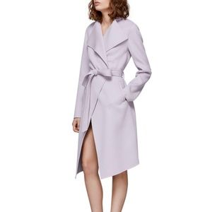 Mackage Leora Belted Trench Coat in Lilac